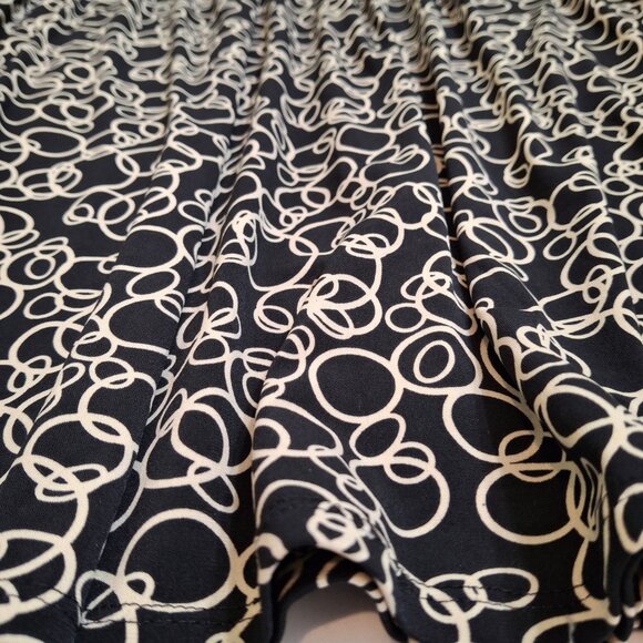 Vintage Liz Claiborne Fit & Flare Empire Midi Dress Size 14 V Collar 3/4 Sleeves - Picture 9 of 16